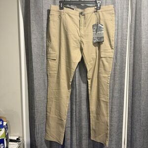 O.S.C. Uniform Premium Collection Khaki Cargo Pants Stretch Size 24‎ NWT